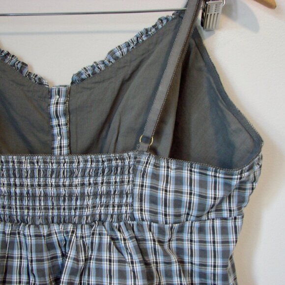 Aerie Blue Plaid Tank Top - Picture 13 of 16